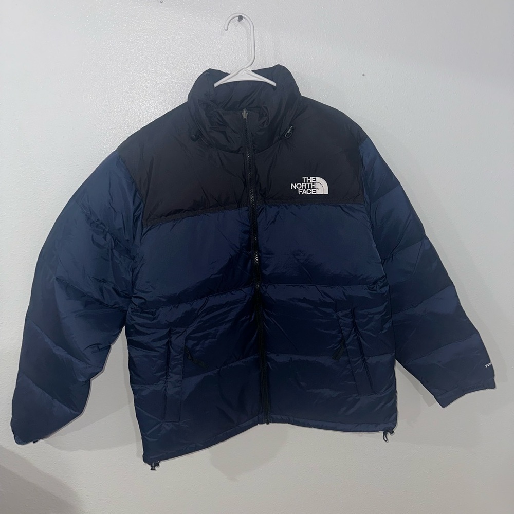 The North Face 1996 Retro 700 Nuptse Jacket 'Summit Navy/TNF Black' Puffer Coat - Picture 2 of 11